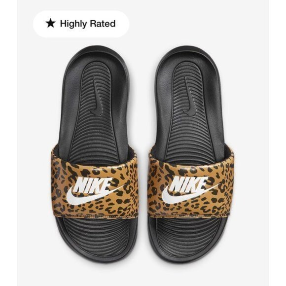 Nike Victori One Women's animal  Print Slides shoes size 11 - Picture 2 of 5